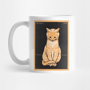 Sitting Cat (1918) by Julie de Graag (1877-1924) Mug